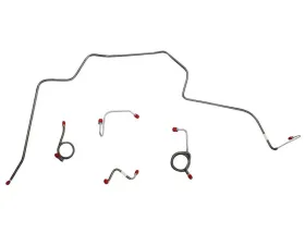 Fine Lines Front Brake Line Kit For 69 Bel Air Impala Super Sport Power Disc Brakes Steel