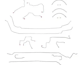 Fine Lines Complete Brake Line & Hose Kit For 99-02 Cougar Stainless