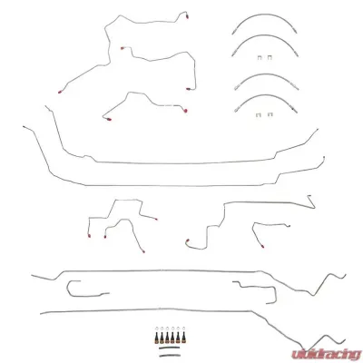 Fine Lines Complete Brake Line & Hose Kit For 99-02 Cougar Stainless - BLH44