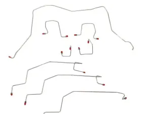 Fine Lines Complete Brake Line & Hose Kit For 01-02 Ram 2500 4WD Automatic Trans 4WD Disc Reg Cab/Long Bed Stainless