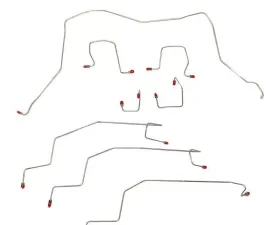 Fine Lines Complete Brake Line & Hose Kit For 01-02 Ram 2500 4WD Automatic Trans 4WD Disc Ext Cab/Long Bed Stainless