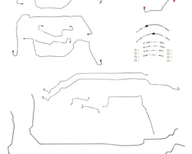 Fine Lines Complete Brake Line & Hose Kit For 05-06 GTO Stainless