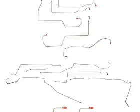 Fine Lines Complete Brake & Fuel Line Kit For 96-99 LeSabre Bonneville 88 Regency Non Traction Control Steel