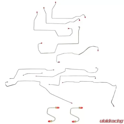 Fine Lines Complete Brake Line Kit For 96-99 LeSabre Bonneville 88 Regency Traction Control Complete Steel - CBK0009OM