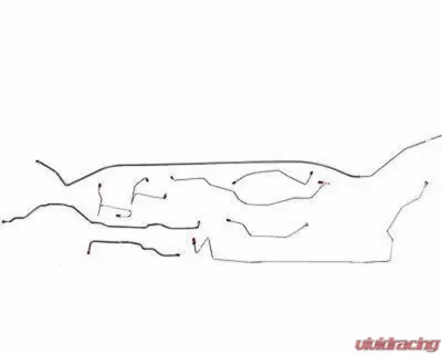 Fine Lines Complete Brake Line Kit For 99-04 Jeep Grand Cherokee Complete Steel - CBK0010OM