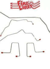 Fine Lines Complete Brake Line Kit For 98-99 Blazer Jimmy Bravada 4WD and 4-Door Complete Brake Set Stainless                                     - CBK0013SS - Image 2
