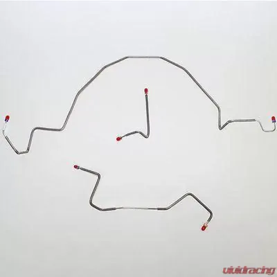 Fine Lines Complete Brake Line Kit For 98-01 Ford Ranger 2WD RWABS Ext/Reg Cab/Long Bed Steel - CBK0019OM