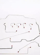 Fine Lines Complete Brake Line Kit For 97-98 Jeep Grand Cherokee Complete Steel                                     - CBK0020OM - Image 2