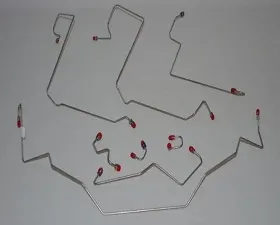 Fine Lines Complete Brake Line Kit For 95-97 Dodge Ram 1500 2WD AWABS Reg Cab/Long Bed Stainless