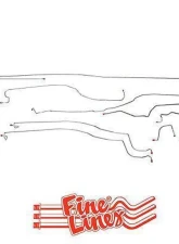 Fine Lines Complete Brake Line Kit For 03-04 GM 1500 Truck 4WD Ext/Crew Cab/Short Bed Complete Stainless                                     - CBK0026SS - Image 2