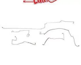 Fine Lines Complete Brake Line Kit For 99-04 300M with AWABS and Traction Control Complete Steel