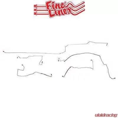 Fine Lines Complete Brake Line Kit For 99-04 300M with AWABS and Traction Control Complete Steel - CBK0027OM