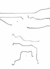 Fine Lines Complete Brake Line Kit For 96-99 Chevrolet Cavalier/Sunfire Complete Brake Set Stainless                                     - CBK0029SS - Image 2