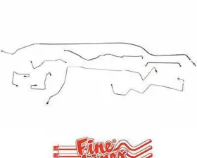 Fine Lines Complete Brake Line Kit For 95-96 Jeep Grand Cherokee All Models Complete Stainless