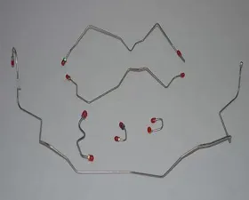 Fine Lines Complete Brake Line Kit For 95-97 Dodge Ram 1500 4WD RWABS Reg Cab/Long Bed Complete Steel