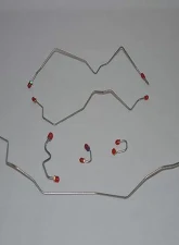 Fine Lines Complete Brake Line Kit For 95-97 Dodge Ram 2500 4WD RWABS Ext Cab/ Long Bed Complete Stainless                                     - CBK0037SS - Image 2