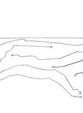 Fine Lines Complete Brake Line Kit For 01-07 GM 2500HD 6.0 Liter Reg Cab/Long Bed Complete Steel                                     - CBK0041OM - Image 2