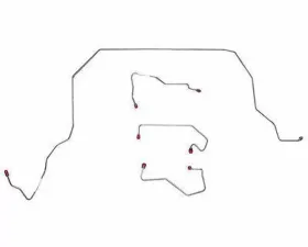 Fine Lines Complete Brake Line Kit For 97-01 Ford Expedition/ 97-01 Navigator 4x4 Before 5/24/01 Complete Stainless