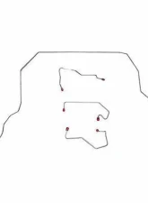 Fine Lines Complete Brake Line Kit For 97-01 Ford Expedition/ 97-01 Navigator 4x4 Before 5/24/01 Complete Stainless                                     - CBK0050SS - Image 2