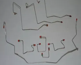 Fine Lines Complete Brake Line Kit For 98-01Dodge Ram 3500 4WD AWABS Reg Cab/Long Bed Drum Dually Complete Stainless