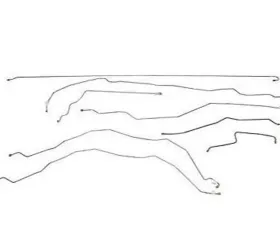 Fine Lines Complete Brake Line Kit For 01-07 GM 3500 Ext Cab/Long Bed Dually Complete Steel