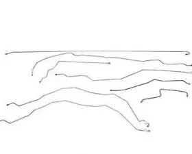 Fine Lines Complete Brake Line Kit For 01-07 GM 3500 Ext Cab/Long Bed Dually Complete Stainless
