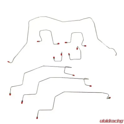 Fine Lines Complete Brake Line Kit For 01-02 Dodge Ram 2500 4WD AWABS Reg Cab/Long Bed Manual Disc Complete Steel - CBK0055OM
