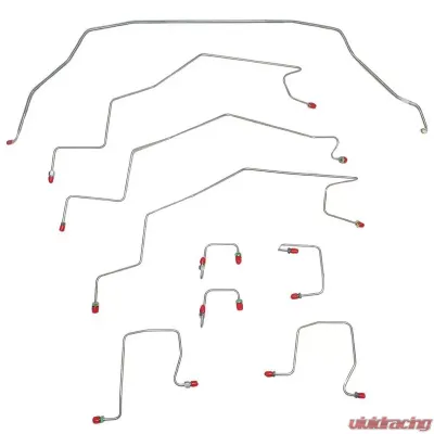Fine Lines Complete Brake Line Kit For 01-02 Dodge Ram 2500 2WD AWABS Ext Cab/Short Bed Manual Disc Complete Steel - CBK0057OM