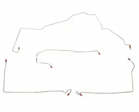 Fine Lines Complete Brake Line Kit For 2001-05 Grand AM/Malibu/Alero with ABS Complete Steel