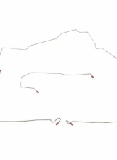 Fine Lines Complete Brake Line Kit For 2001-05 Grand AM/Malibu/Alero with ABS Complete Steel                                     - CBK0064OM - Image 2