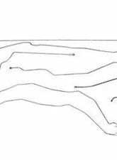Fine Lines Complete Brake Line Kit For 01-07 GM 3500 Crew Cab/Long Bed Dually Complete Steel                                     - CBK0065OM - Image 2