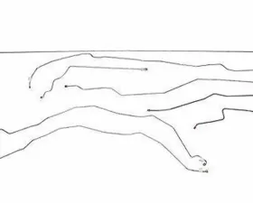Fine Lines Complete Brake Line Kit For 01-07 GM 3500 Crew Cab/Long Bed Dually Complete Stainless