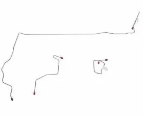 Fine Lines Complete Brake Line Kit For 06-10 Hummer H3 Complete Stainless