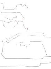 Fine Lines Complete Brake Line Kit For 05-06 Pontiac GTO Complete Stainless                                     - CBK0069SS - Image 2