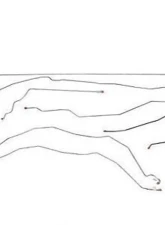 Fine Lines Complete Brake Line Kit For 01-07 GM 2500HD 6.0 Liter Crew Cab/Short Bed Complete Steel                                     - CBK0071OM - Image 2