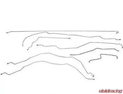 Fine Lines Complete Brake Line Kit For 01-07 GM 2500HD 6.0 Liter Crew Cab/Short Bed Complete Steel - CBK0071OM