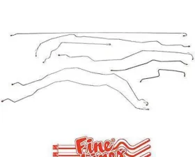 Fine Lines Complete Brake Line Kit For 01-07 GM 2500HD/3500 6.6L or 8.1 Liter Crew Cab/Short Bed non Dually Complete Steel