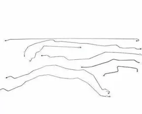 Fine Lines Complete Brake Line Kit For 01-07 GM 2500HD/3500 Truck 6.6L/8.1 Liter Ext Cab/Short Bed Complete Steel