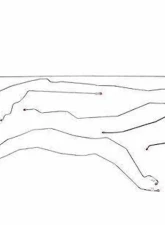 Fine Lines Complete Brake Line Kit For 01-07 GM 2500HD/3500 Truck 6.6L/8.1 Liter Ext Cab/Short Bed Complete Steel                                     - CBK0075OM - Image 2