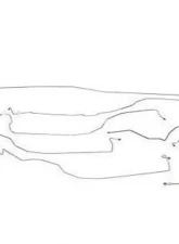 Fine Lines Complete Brake Line Kit For 05-07 GM 1500 Truck 4WD Reg Cab/Long Bed Complete Stainless                                     - CBK0076SS - Image 2