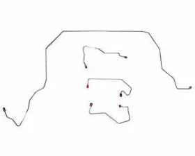 Fine Lines Complete Brake Line Kit For 01-05 Ford Ranger 4WD AWABS Ext Cab Complete Steel