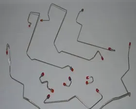 Fine Lines Complete Brake Line Kit For 95-97 Dodge Ram 2500 4WD AWABS Ext Cab/Long Bed Complete Stainless