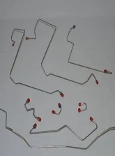 Fine Lines Complete Brake Line Kit For 95-97 Dodge Ram 2500 4WD AWABS Ext Cab/Long Bed Complete Stainless                                     - CBK0080SS - Image 2