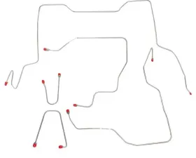 Fine Lines Complete Brake Line Kit For 95-00 GM K2500/K3500 Ext/Short Complete Stainless