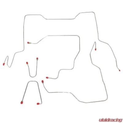 Fine Lines Complete Brake Line Kit For 02-04 Ford F-250 Super Duty/F350 Super Duty Crew Cab / Short Bed Complete Steel - CBK0085OM