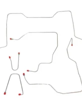 Fine Lines Complete Brake Line Kit For 02-04 Ford F-250 Super Duty/F350 Super Duty Crew Cab / Short Bed Complete Stainless                                     - CBK0085SS - Image 2