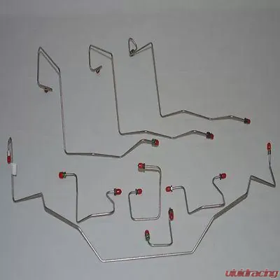 Fine Lines Complete Brake Line Kit For 01-02 Dodge Ram 3500 2WD AWABS Ext Cab/Long Bed Complete Stainless - CBK0087SS