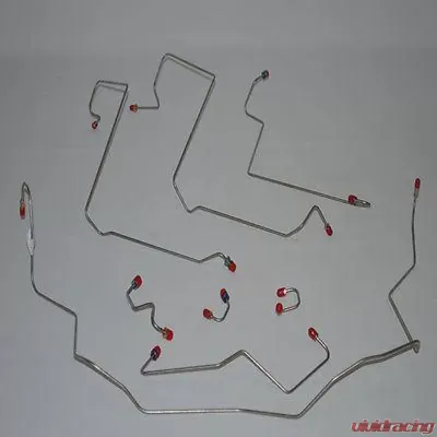 Fine Lines Complete Brake Line Kit For 95-97 Dodge Ram 1500 4WD. AWABS Ext Cab/Short Bed Complete Stainless - CBK0089SS