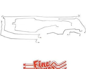 Fine Lines Complete Brake Line Kit For 99-02 GM 1500 Truck 4WD Ext Cab/Long Bed Complete Steel