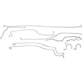 Fine Lines Complete Brake Line Kit For 03-04 GM 1500 Truck 4WD Reg Cab/Long Bed Complete Stainless